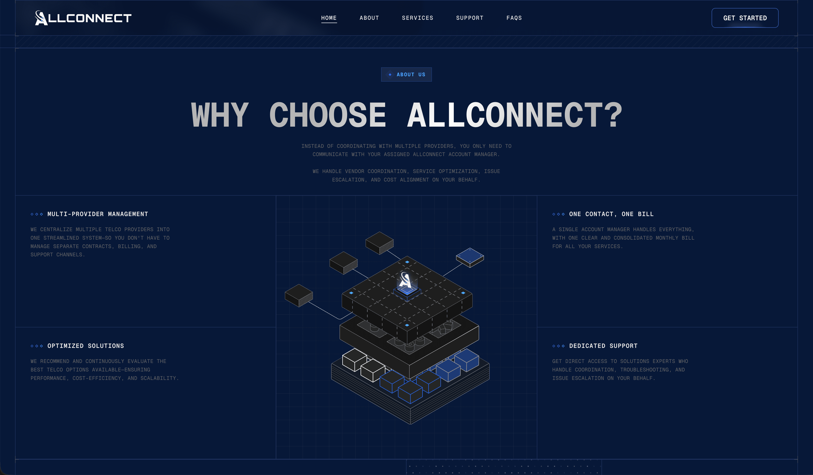 ACNS landing page
